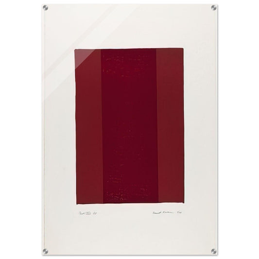 Canto XVIII - Barnett Newman Acrylic Print - 70x100 cm / 28x40″ inches | Barnett Newman Wall Art | Barnett Newman Prints