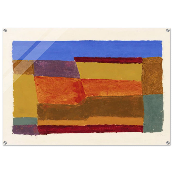 STUDY FOR LAYERED 1940 - Josef Albers Acrylic Print - 70x100 cm / 28x40″ inches