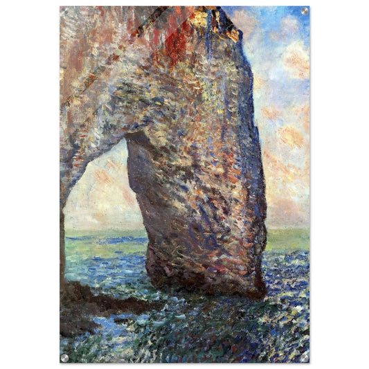 The Mannerport near Etretat - claude monet Acrylic Print - 70x100 cm / 28x40″ inches