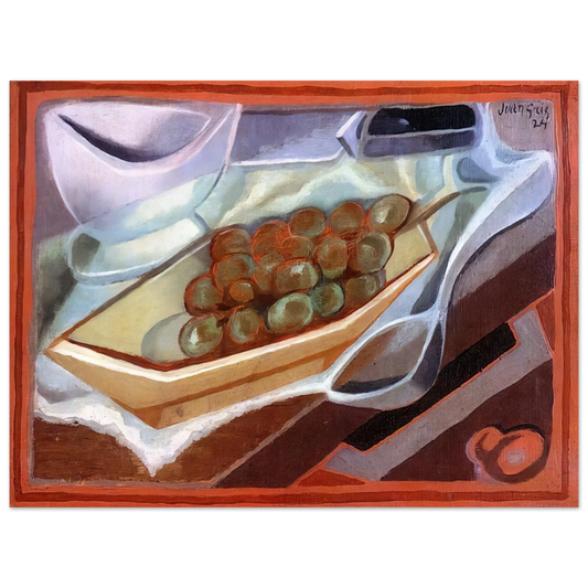 Juan Gris - THE BUNCH OF GRAPES 1924 Fine Art Poster - Default Title