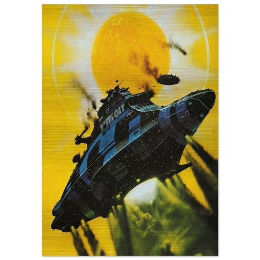 Chris Foss - Chris Foss Brushed Aluminum Print - 70x100 cm / 28x40 inches | Chris Foss Aluminum Print | Chris Foss Prints