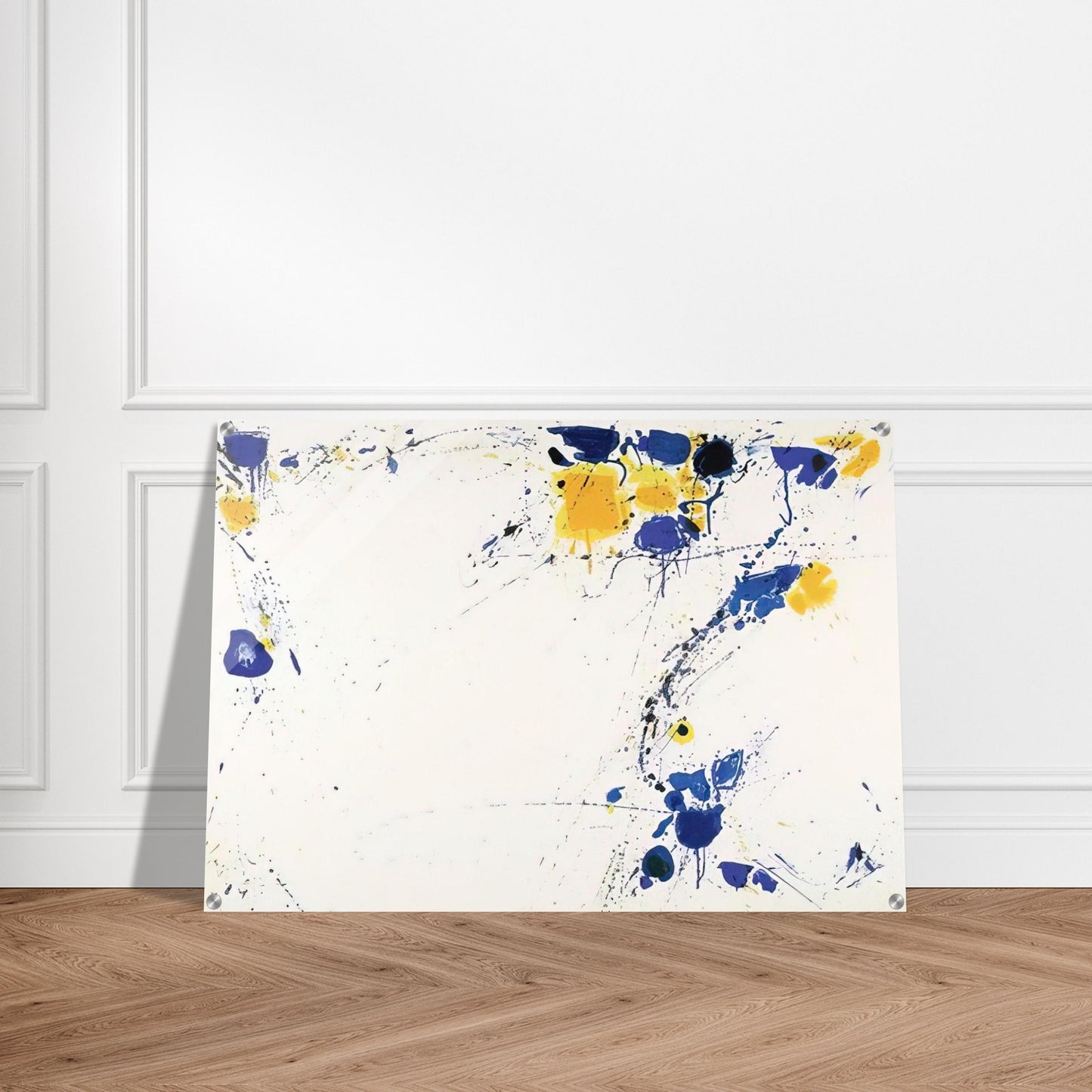Foot Print - Sam Francis Acrylic Print - 70x100 cm / 28x40″ inches | Sam Francis Wall Art | Sam Francis Prints