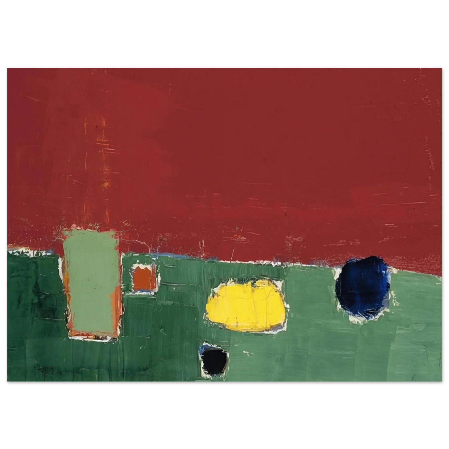 Nicolas de Stael - Nature morte - 1952 Fine Art Poster - 75x100 cm / 30x40 inches
