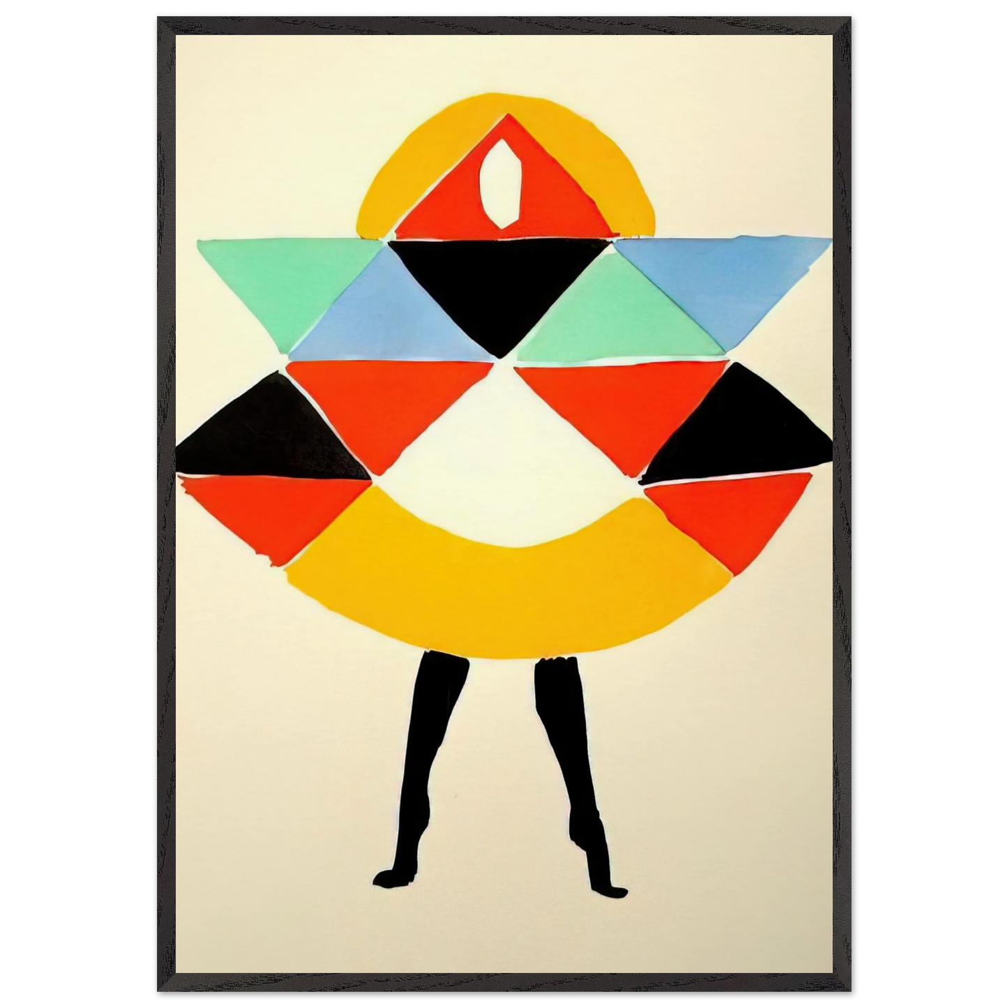 TERK - Sonia Delaunay Framed Art Print – Black Wooden Frame - Default Title - -Framed Art Print