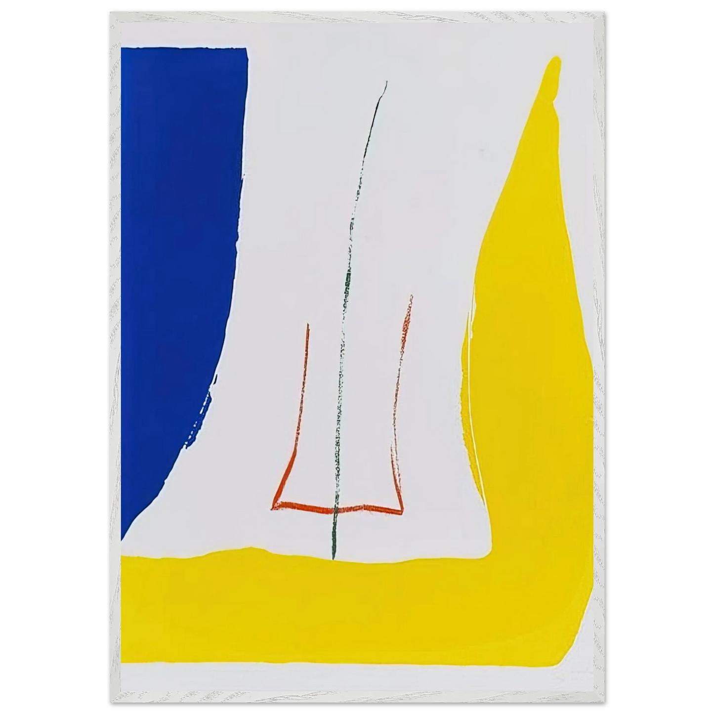 Helen Frankenthaler - Sun Corner - 1968 Wall art - A3 (29.7 x 42  cm) - Fine Art Poster - -