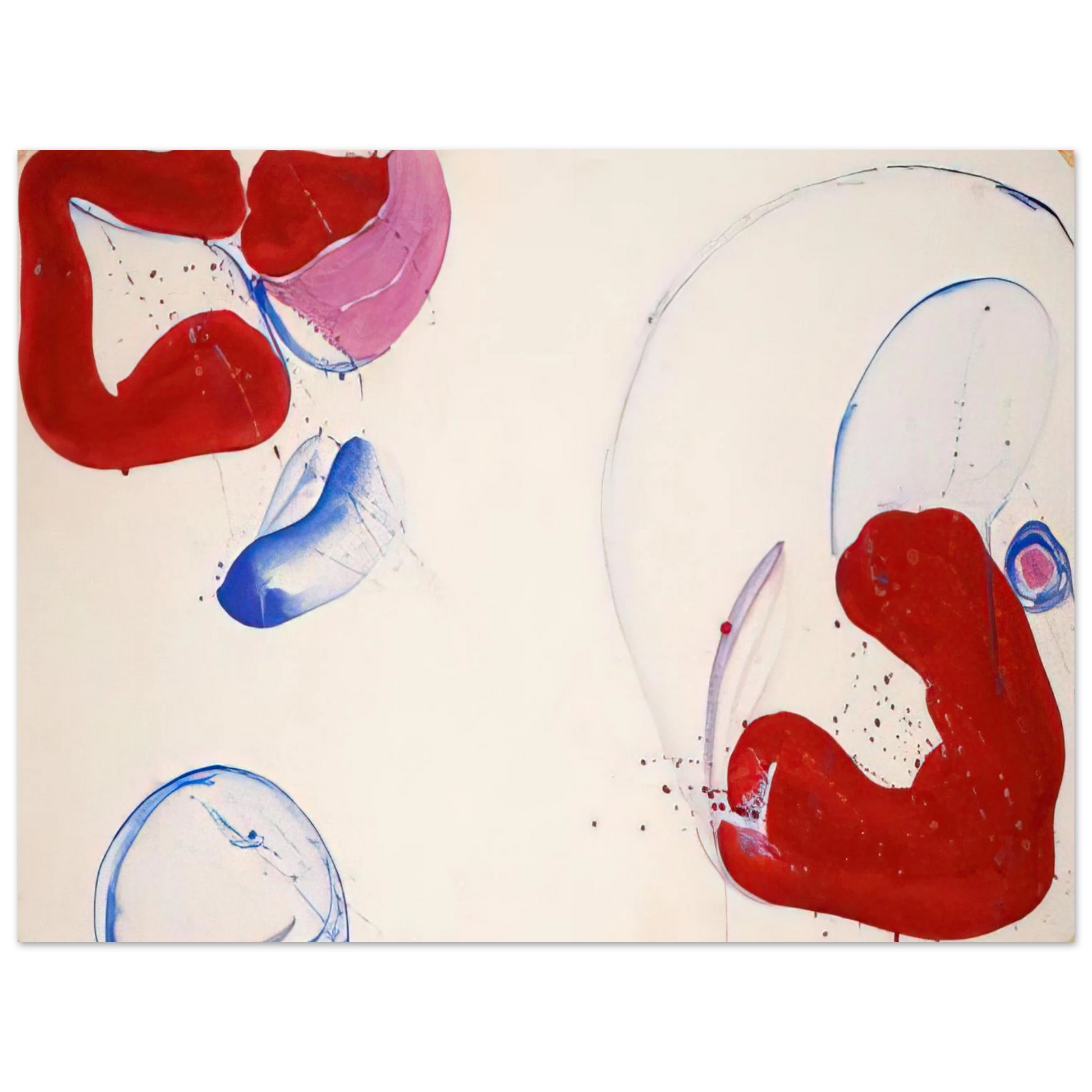 Sam Francis - Untitled  SF 61-012  Fine Art Poster - Default Title