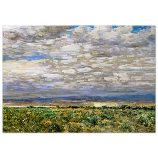 On the Snake River, Oregon - Childe Hassam Brushed Aluminum Print - 70x100 cm / 28x40 inches | Childe Hassam Aluminum Print | Childe Hassam Prints