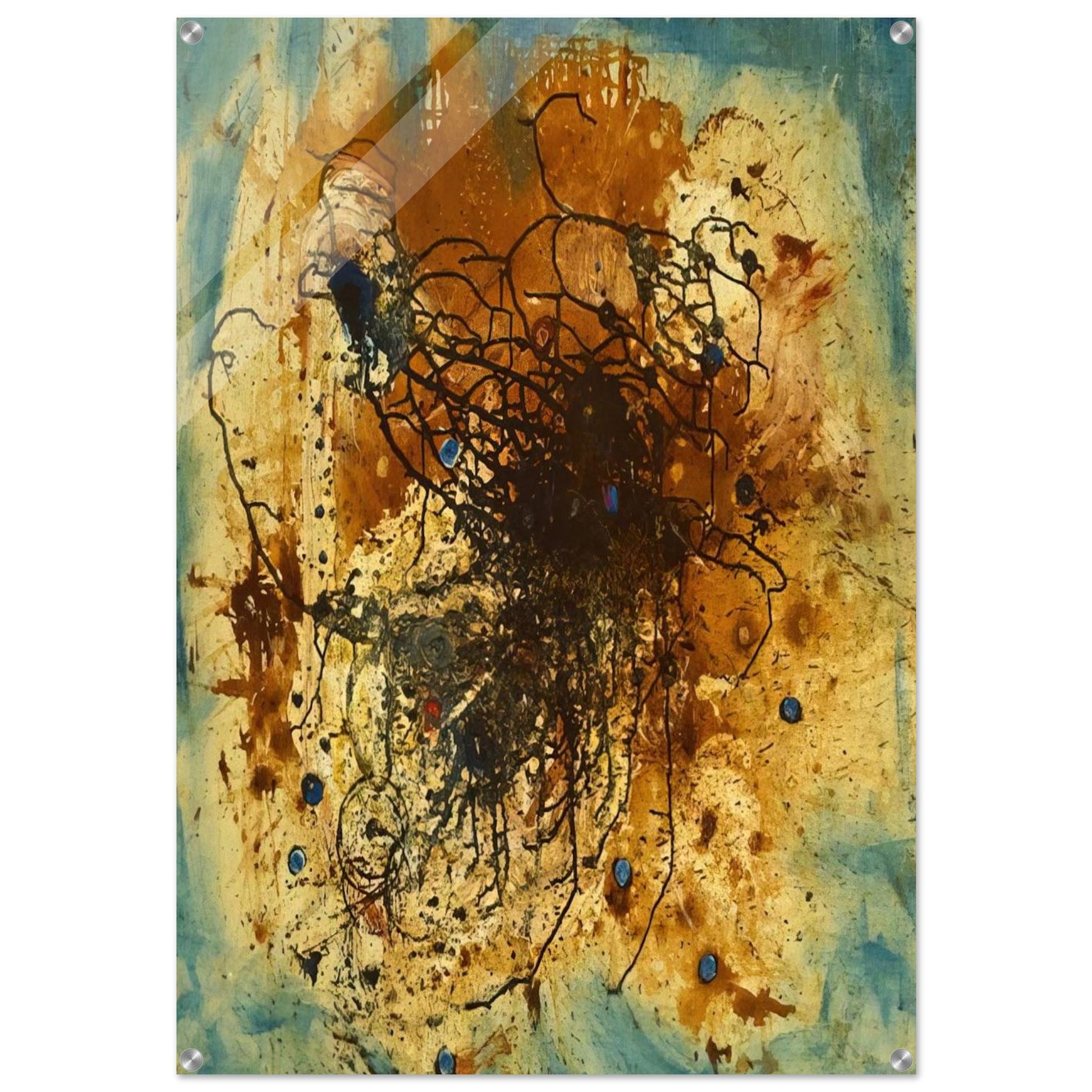 It's All Over - The City - 1947 - Wols Acrylic Print - 70x100 cm / 28x40″ inches | Wols Wall Art | Wols Prints