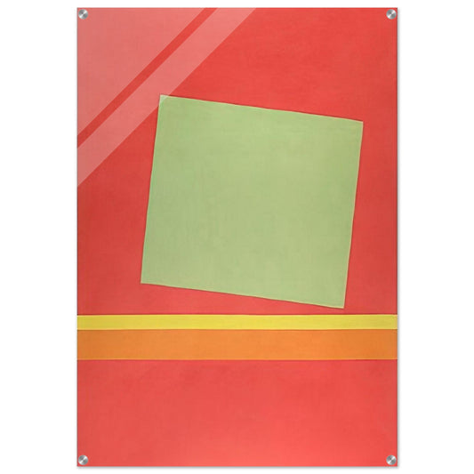 Homage to Milton Avery - Sun-Box III - 1969 - Theodoros Stamos Acrylic Print - 70x100 cm / 28x40″ inches | Theodoros Stamos Wall Art | Theodoros Stamos Prints