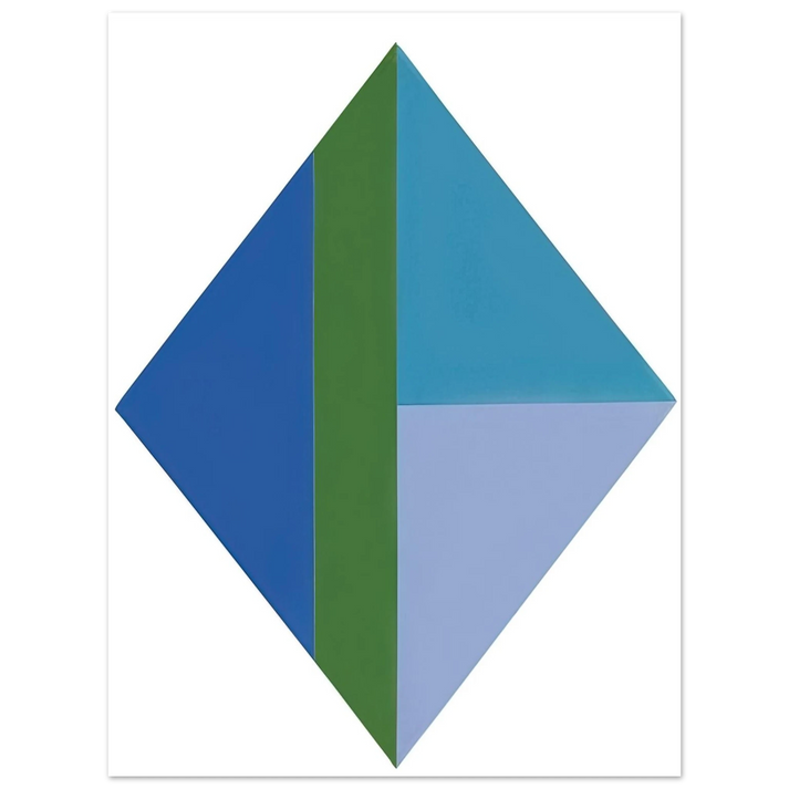 Max Bill - Four Identical Large Parts III - 1959  75x100 cm / 30x40inches Fine Art Poster