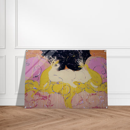 Untitled Drawing #3 - 1984 - Norman Bluhm Acrylic Print - 70x100 cm / 28x40″ inches | Norman Bluhm Wall Art | Norman Bluhm Prints