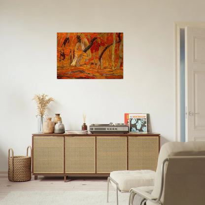 Maple Woods, Algoma - 1920 - A.Y. Jackson Brushed Aluminum Print - 70x100 cm / 28x40 inches | A.Y. Jackson Aluminum Print | A.Y. Jackson Prints