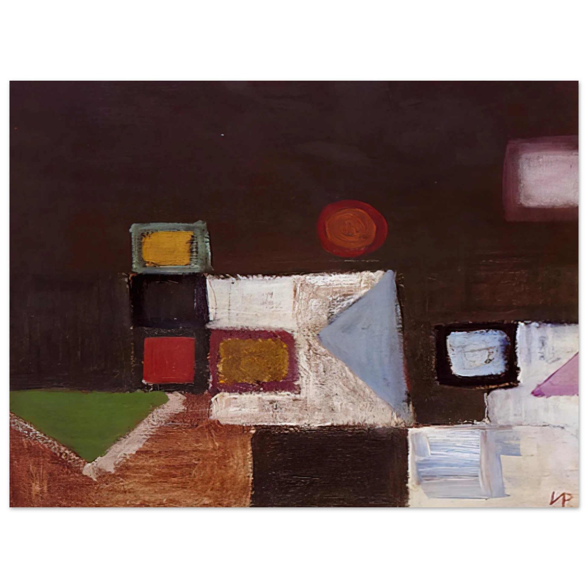 Victor Pasmore - UNTITLED 1948 Fine Art Poster - Default Title