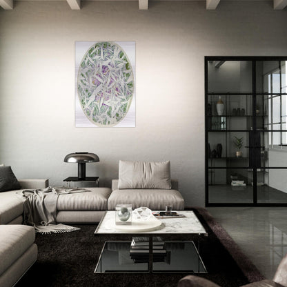 Untitled - Tachisme - Simon Hantai Brushed Aluminum Print - 70x100 cm / 28x40 inches | Simon Hantai Aluminum Print | Simon Hantai Prints