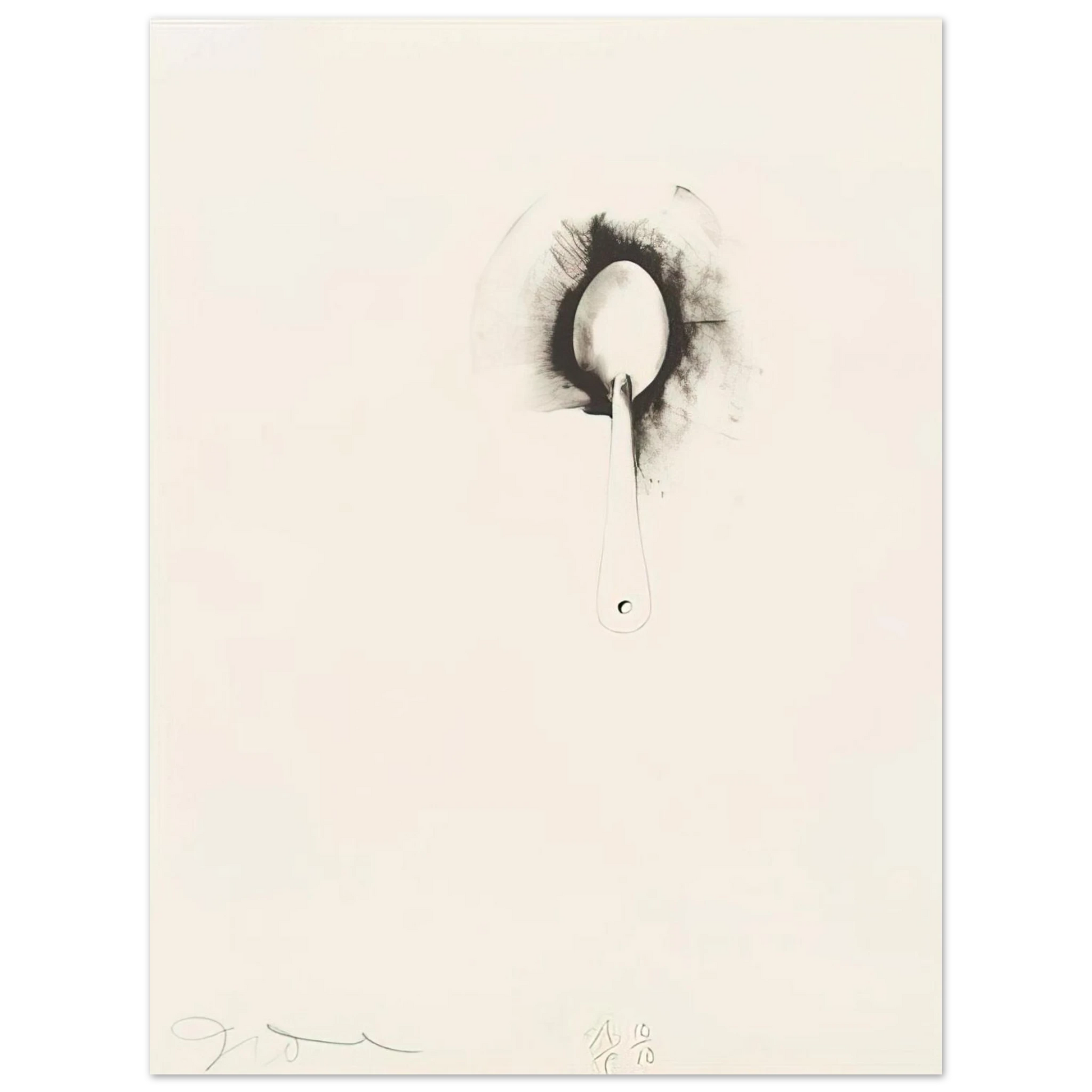 Jim Dine - UNTITLED FROM TEN WINTER TOOLS 1973 6 Fine Art Poster - Default Title