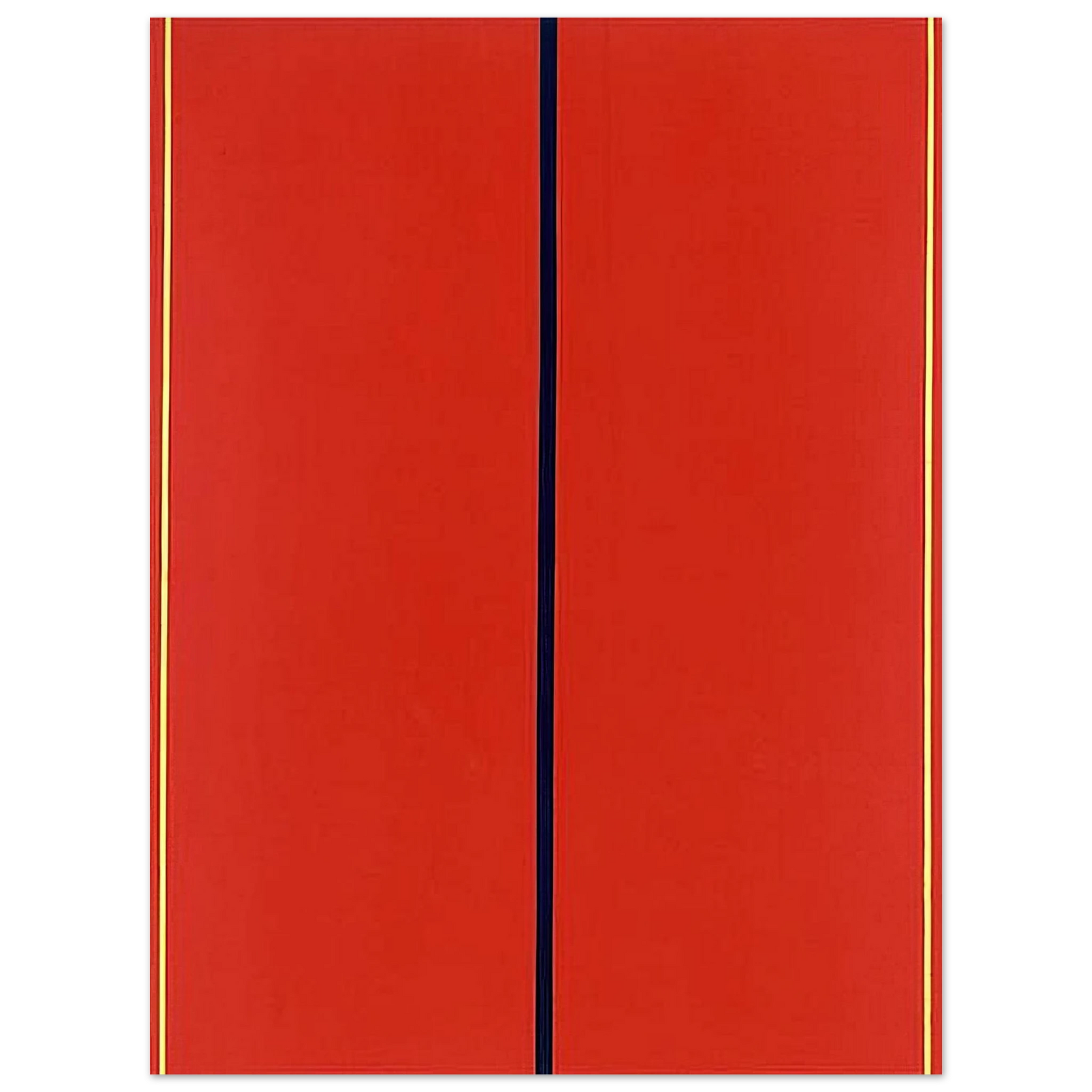 Barnett Newman - Who's Afraid of Red, Yellow and Blue II Fine Art Poster - Default Title