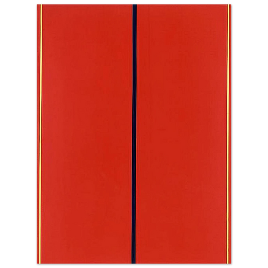 Barnett Newman - Who's Afraid of Red, Yellow and Blue II Fine Art Poster - Default Title
