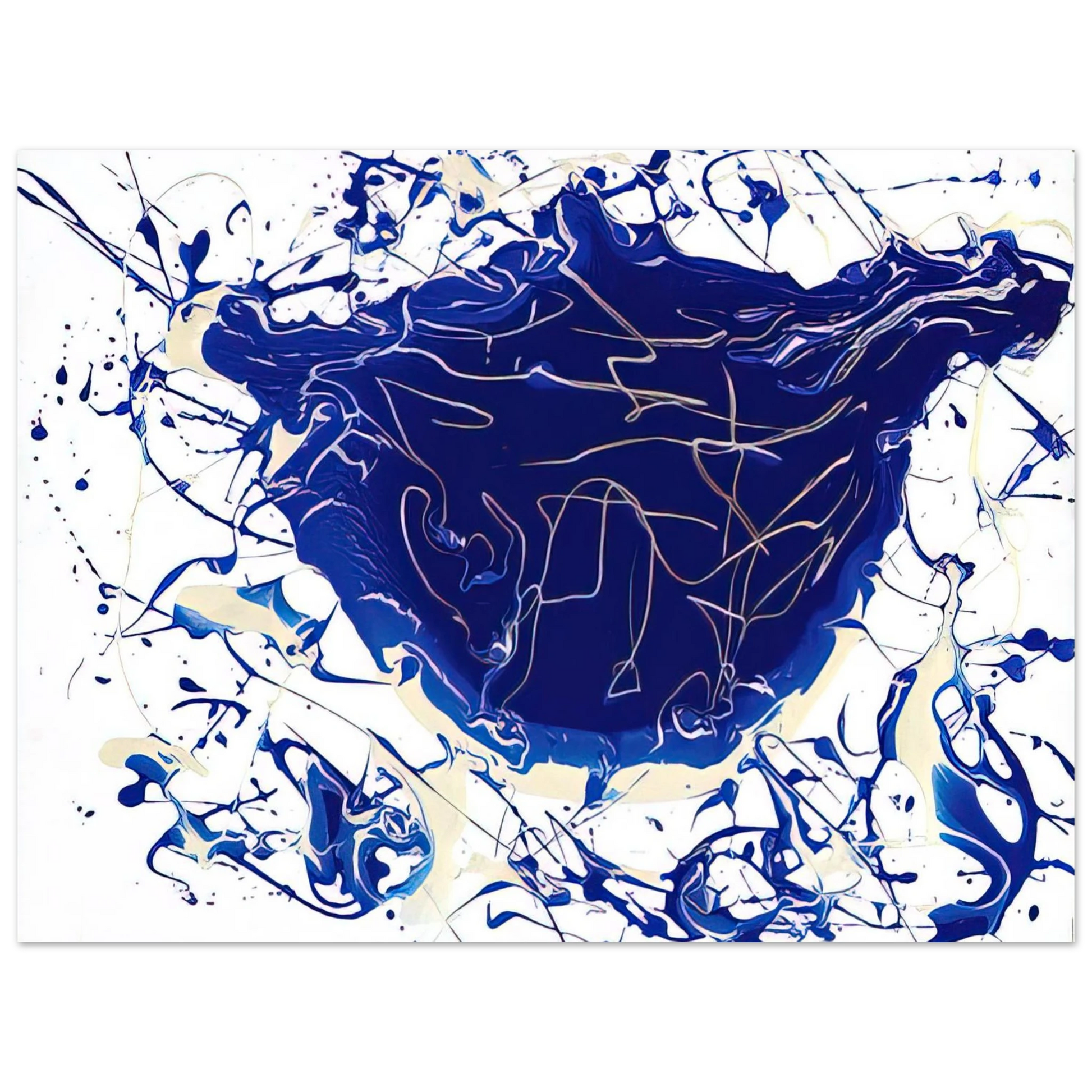 Sam Francis - Untitled  SFP92-15 SFF1671  Fine Art Poster - Default Title