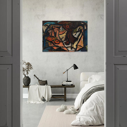 Still Life, 1948- - Helen Frankenthaler Brushed Aluminum Print - 70x100 cm / 28x40 inches | Helen Frankenthaler Aluminum Print | Helen Frankenthaler Prints