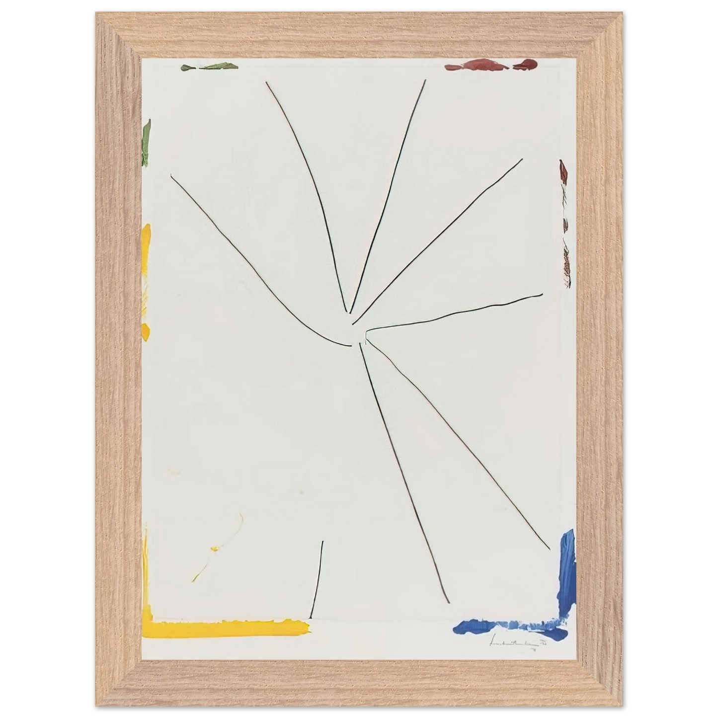 Helen Frankenthaler - Free Wheeling - 1971 Wall art - 27x35 cm / 11x14 Inches - Fine Art Poster - -