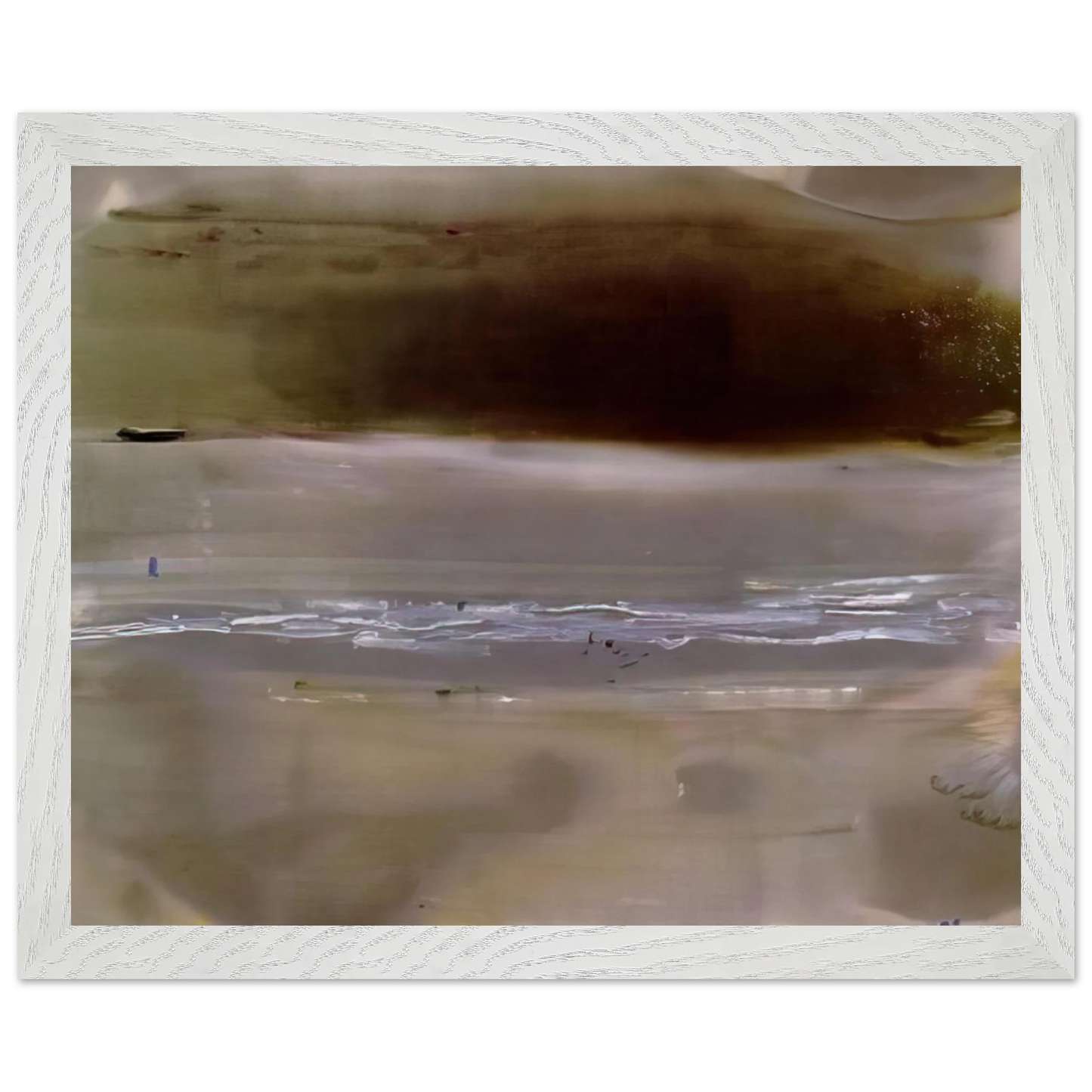Helen Frankenthaler - Viewpoint II - 1979 Wall art - 21x29.7 cm / 8x12" - Premium Wooden Framed Poster With Fine Art Paper - White frame