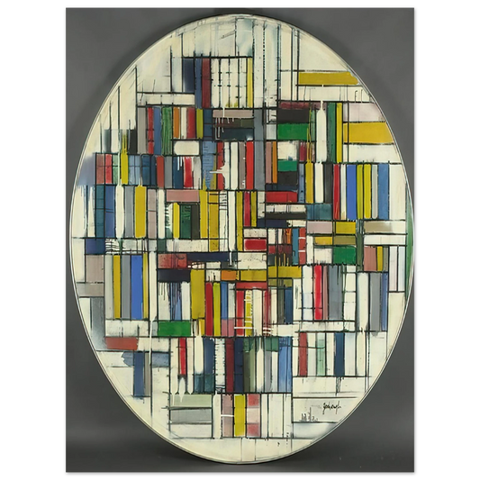 Robert Goodnough - Circle III - Post-Painterly Abstraction Fine Art Poster - Default Title