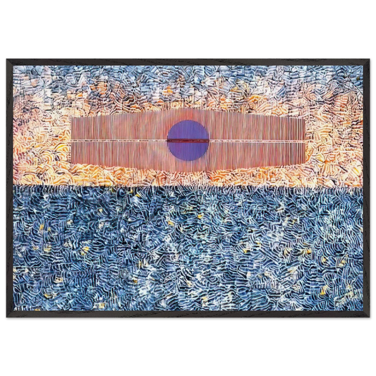 Silent Protest - 1976 - Jimmy Ernst Framed Art Print – Black Wooden Frame - Default Title - -Framed Art Print