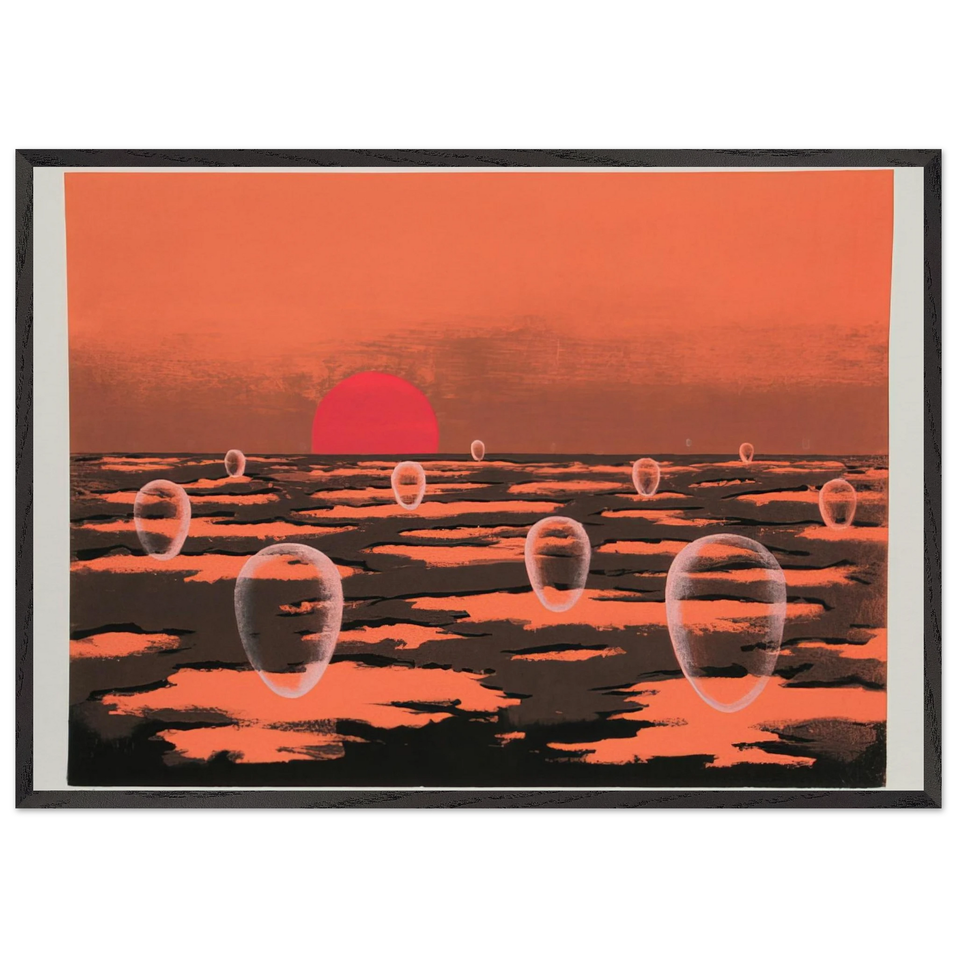 Eschantos 28 - 1977 - Clarence Holbrook Carter Framed Art Print – Black Wooden Frame - Default Title - -Framed Art Print