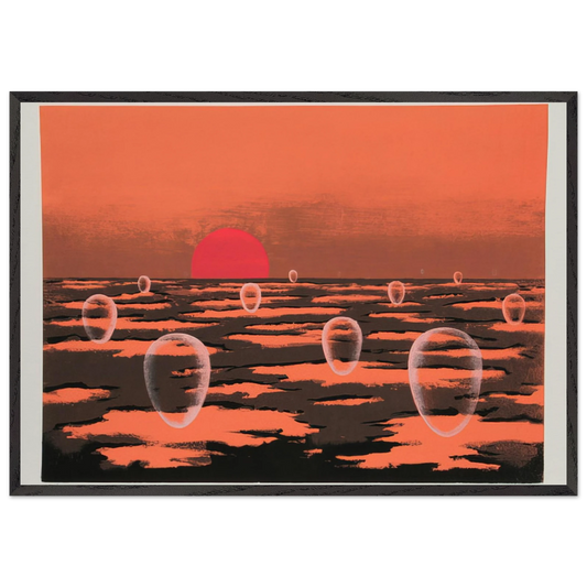 Eschantos 28 - 1977 - Clarence Holbrook Carter Framed Art Print – Black Wooden Frame - Default Title - -Framed Art Print