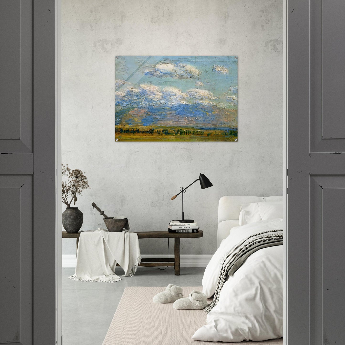 Mountain Home, Idaho - Childe Hassam Acrylic Print - 70x100 cm / 28x40″ inches