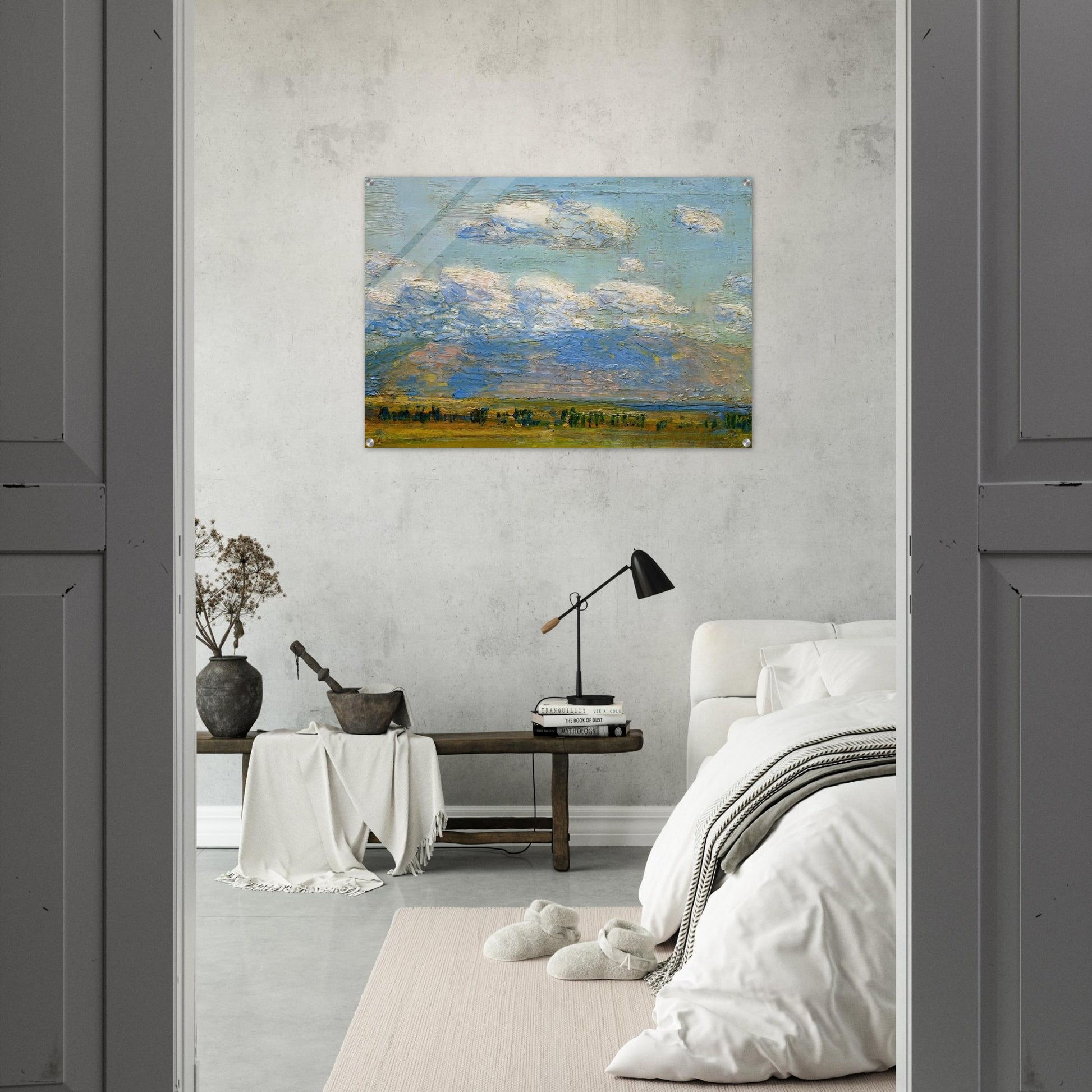 Mountain Home, Idaho - Childe Hassam Acrylic Print - 70x100 cm / 28x40″ inches