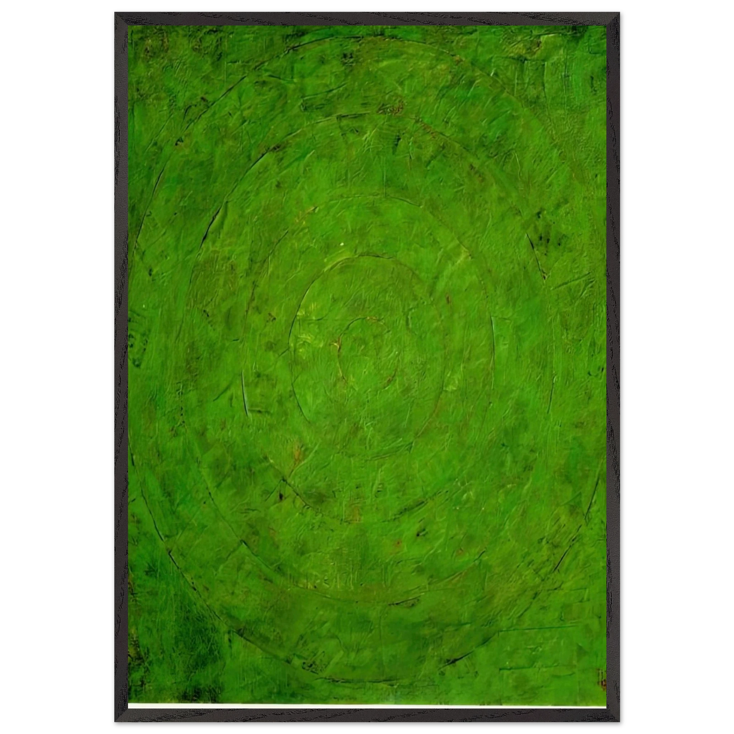 GREEN TARGET - Jasper Johns Framed Art Print – Black Wooden Frame - Default Title - -Framed Art Print