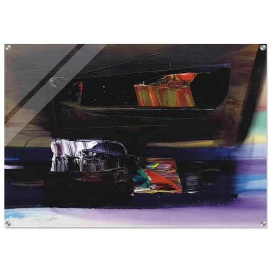 Phenomena Tibetan Clay Offering - Paul Jenkins Acrylic Print - 70x100 cm / 28x40″ inches