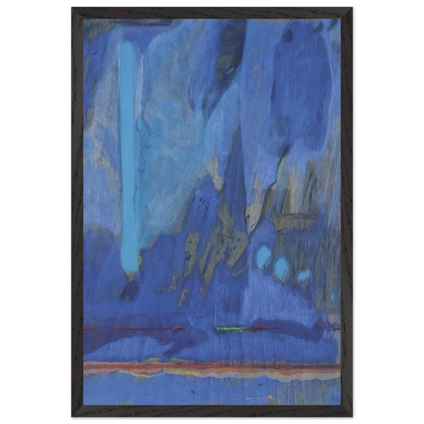 Helen Frankenthaler - Tales of Genji III - 1998 Wall art - 27x35 cm / 11x14 inches - Fine Art Poster - -