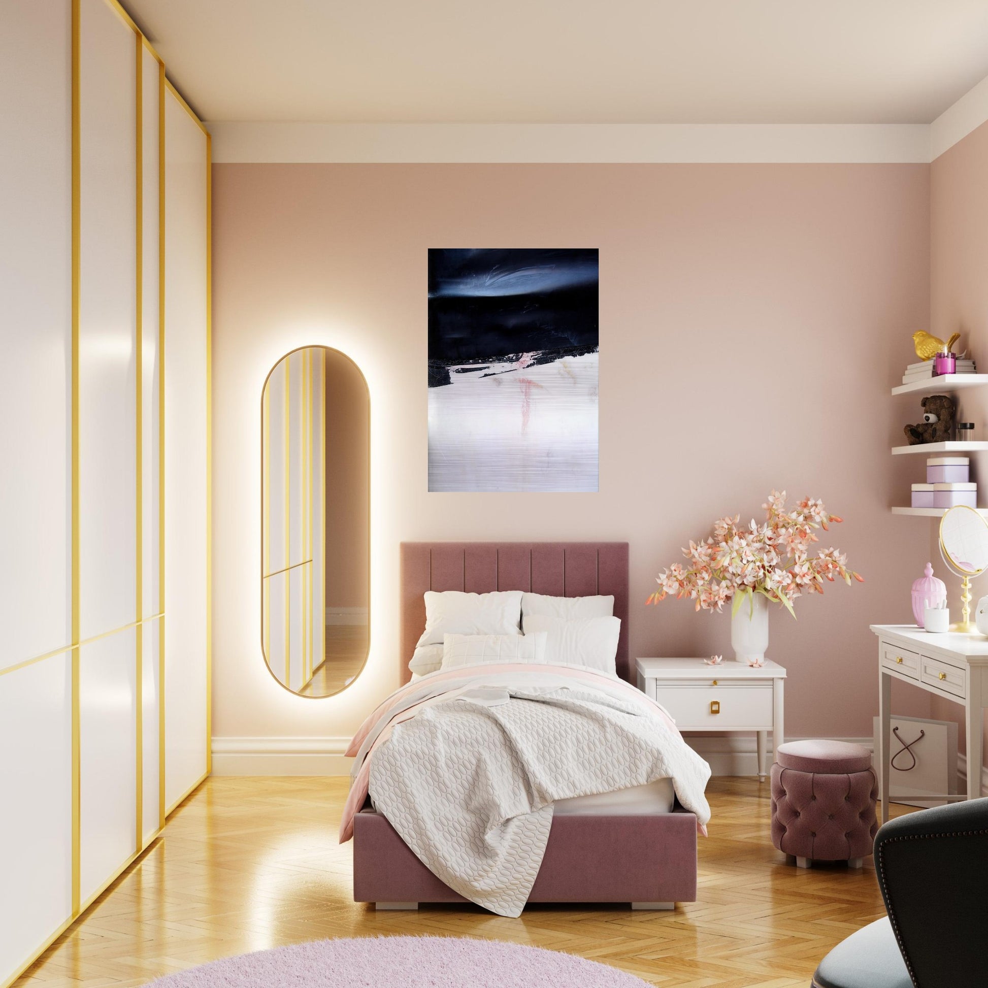 Orage - Art Informel - Nicolas de Stael Brushed Aluminum Print - 70x100 cm / 28x40 inches | Nicolas de Stael Aluminum Print | Nicolas de Stael Prints