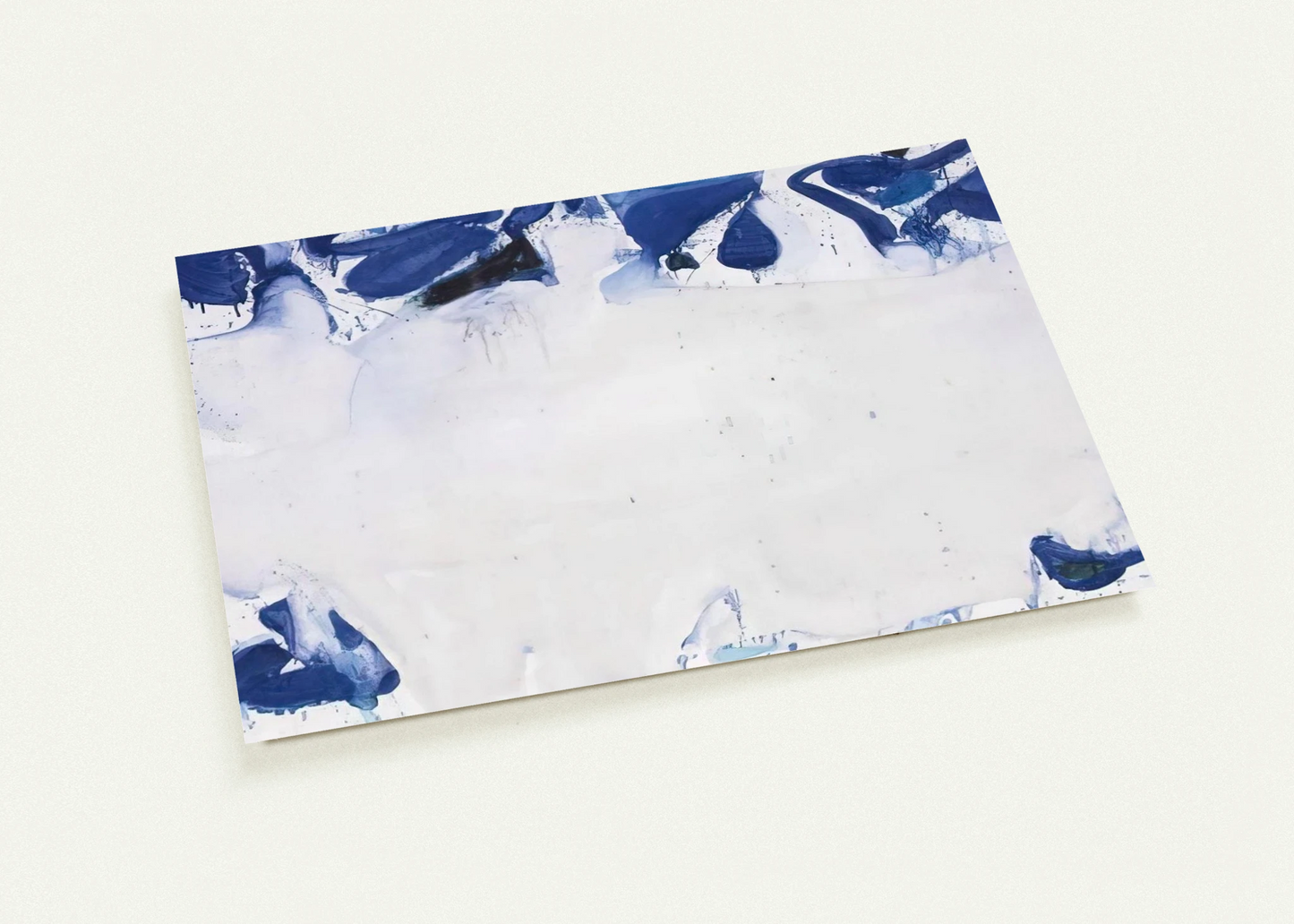 Composition in Blue and White By Sam Francis Pack of 10 Post Cards | Sam Francis Post Cards | A6 (10.5 x 14.8 cm) - 4.1 x 5.8 inches