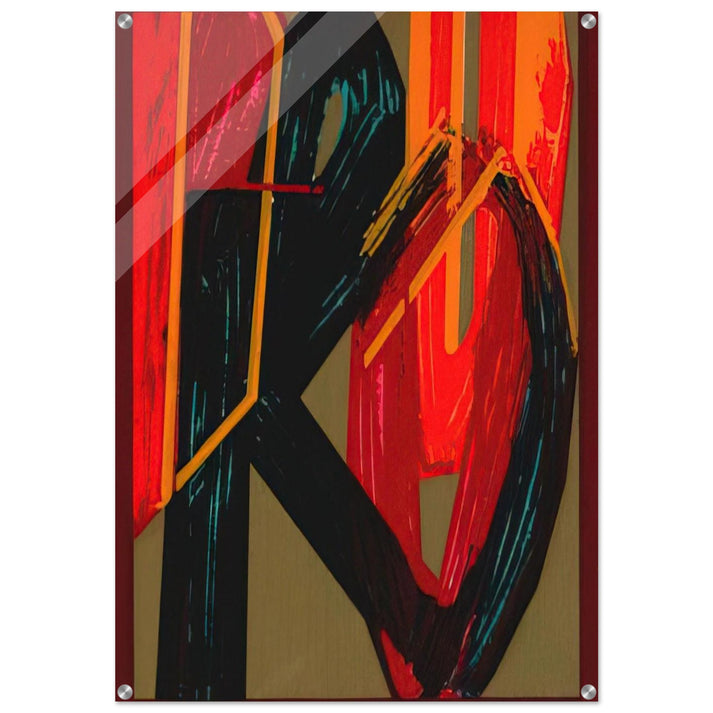 unknowntitle - Lettrism - Joao Vieira Acrylic Print - 70x100 cm / 28x40″ inches | Joao Vieira Wall Art | Joao Vieira Prints