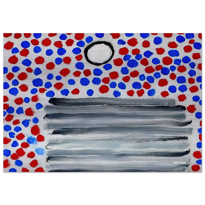 Spots - 1967 - Forrest Bess Brushed Aluminum Print - 70x100 cm / 28x40 inches | Forrest Bess Aluminum Print | Forrest Bess Prints