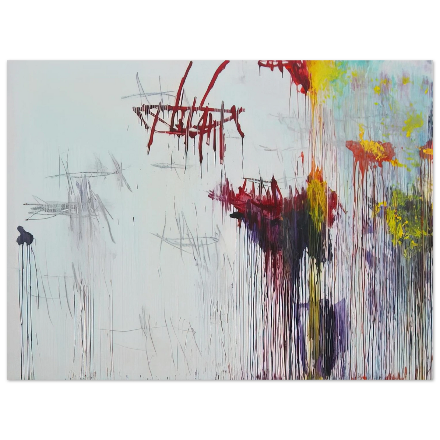 Cy Twombly - Lepanto, Part VI Fine Art Poster - Default Title