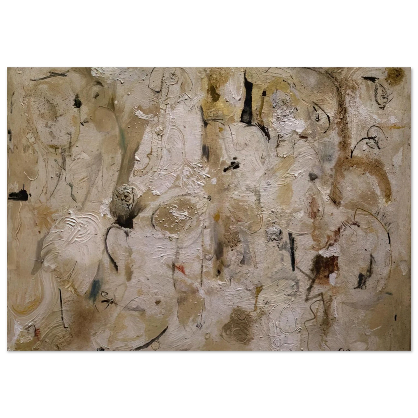 Helen Frankenthaler - Painted on 21st Street - 1951 Wall art - 13x18 cm / 5x7 inches - Fine Art Poster - -