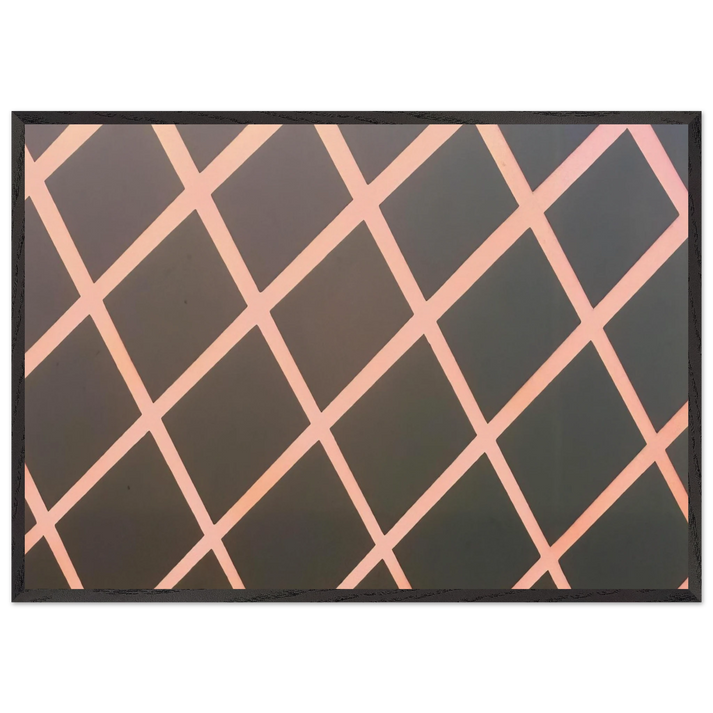 Flamingo - 1970 - Jeremy Moon 70x100 cm / 28x40 inches Framed Art Print – Black Wooden Frame