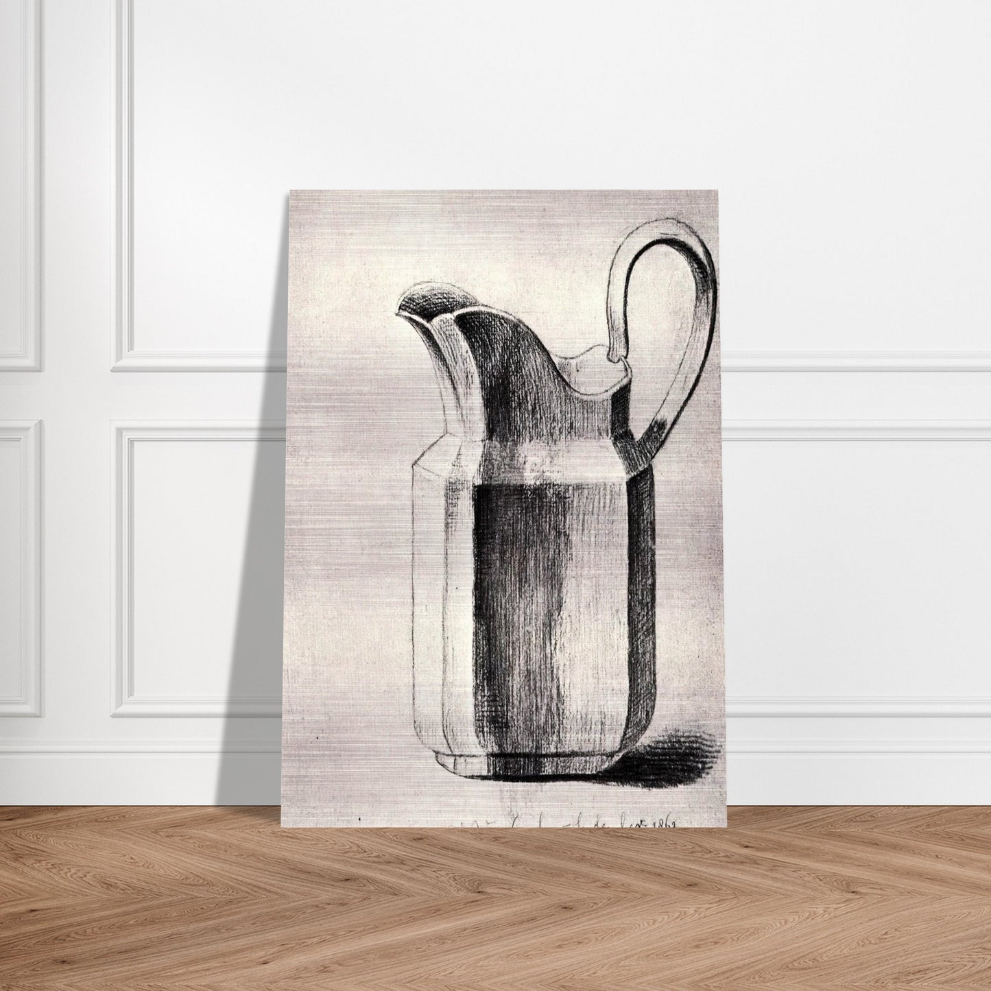 Milk Jug - Vincent van Gogh Brushed Aluminum Print - 70x100 cm / 28x40 inches | Vincent van Gogh Aluminum Print | Vincent van Gogh Prints