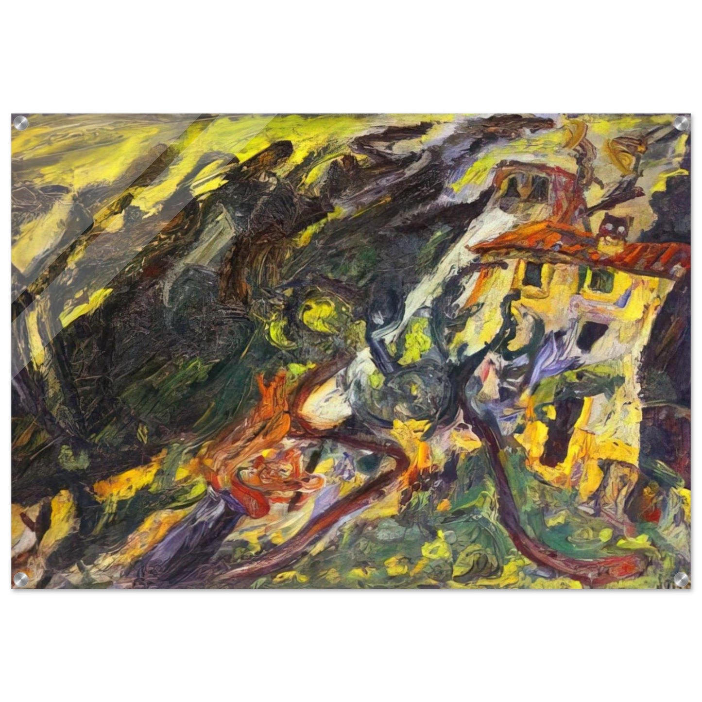 GORGE DE LOUP SUR VENCE - Chaim Soutine Acrylic Print - 70x100 cm / 28x40″ inches | Chaim Soutine Wall Art | Chaim Soutine Prints