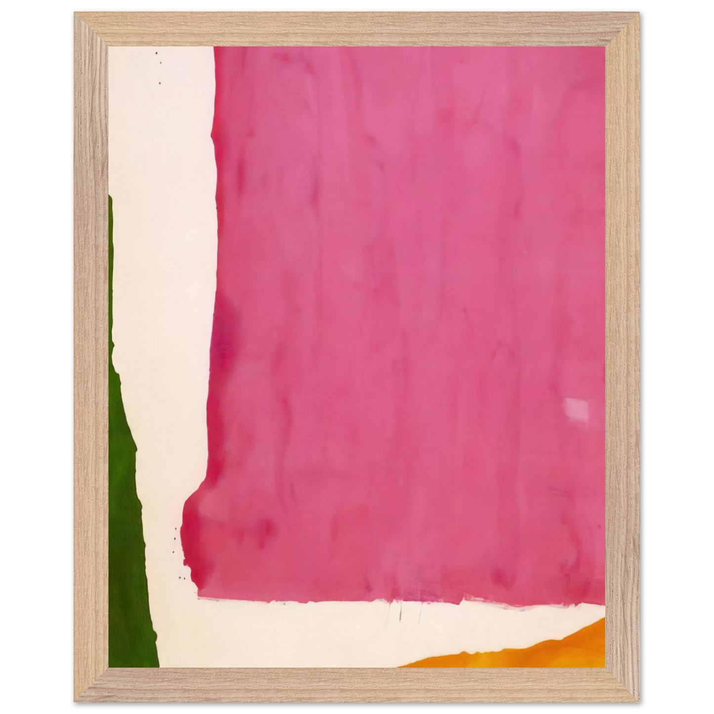 Helen Frankenthaler - Mauve District - 1966 Wall art - 40x50 cm / 16x20 inches - Premium Wooden Framed Poster With Fine Art Paper - Wood frame