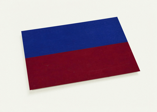 Blue and Red By Ellsworth Kelly Pack of 10 Post Cards | Ellsworth Kelly Post Cards | A6 (10.5 x 14.8 cm) - 4.1 x 5.8 inches