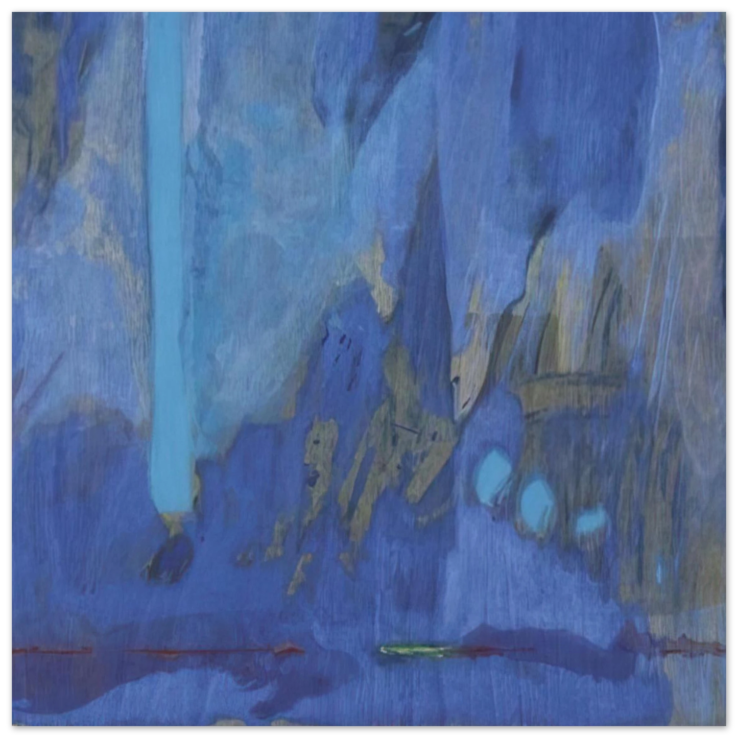 Helen Frankenthaler - Tales of Genji III - 1998 Wall art - 20x25 cm / 8x10 inches - Fine Art Poster - -