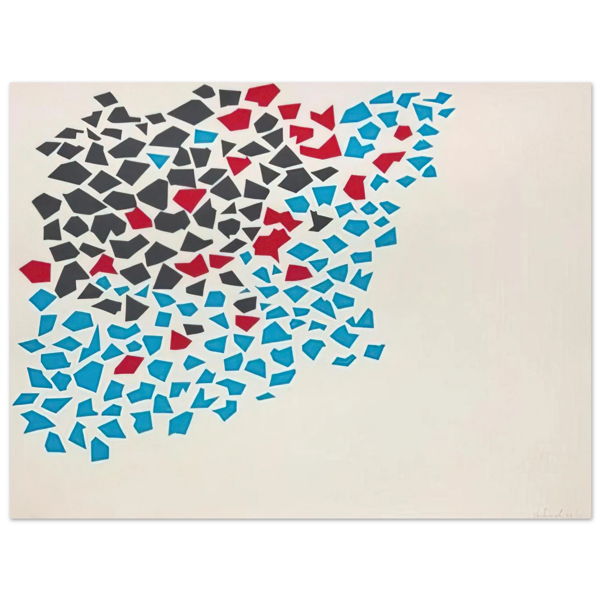 Robert Goodnough - Abstract Composition - 1980 Fine Art Poster - Default Title