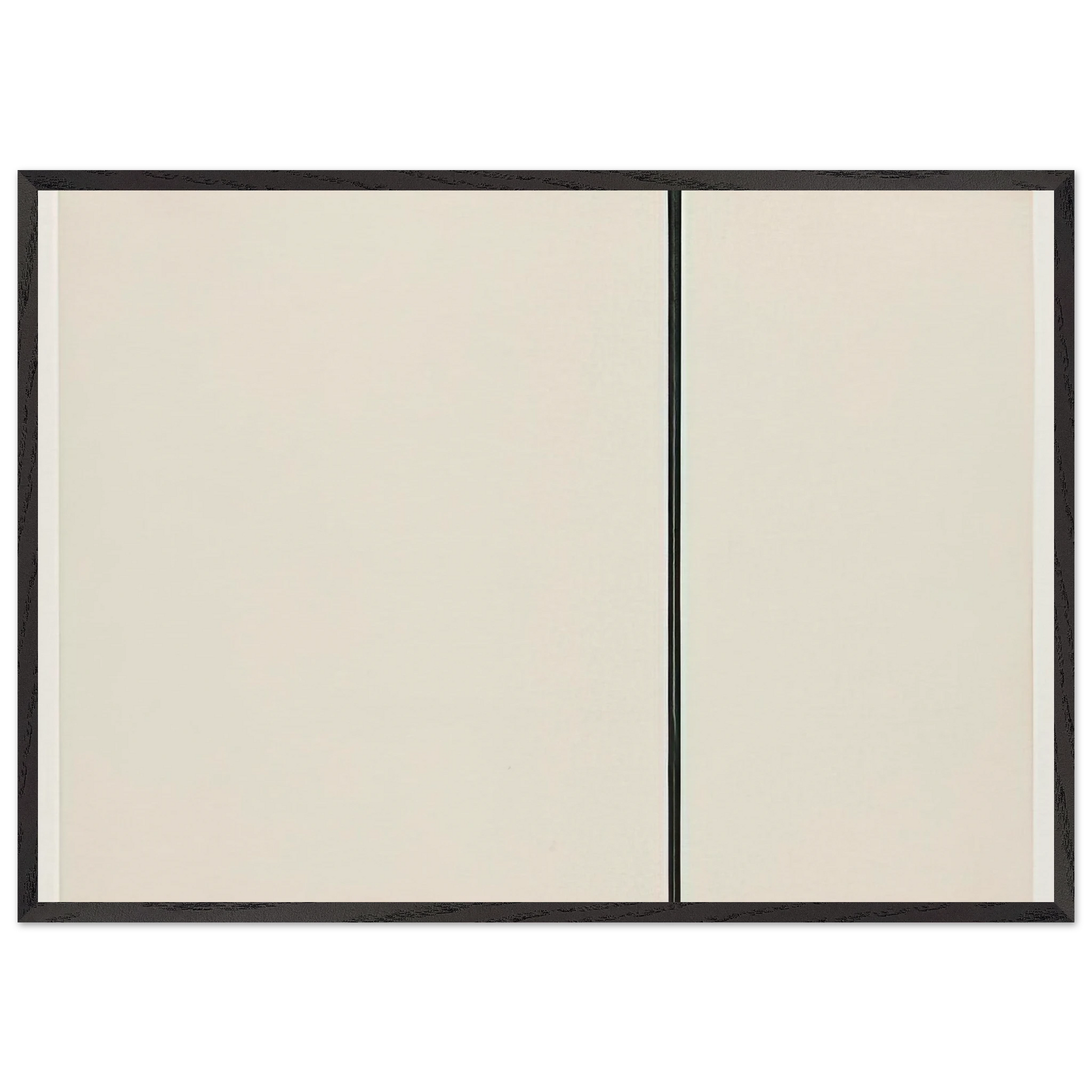 Vertical Line from the series Line Form Color - Ellsworth Kelly Framed Art Print – Black Wooden Frame - Default Title - -Framed Art Print