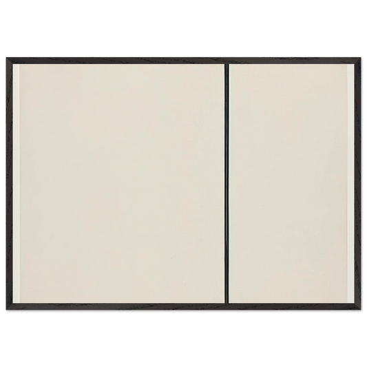 Vertical Line from the series Line Form Color - Ellsworth Kelly Framed Art Print – Black Wooden Frame - Default Title - -Framed Art Print