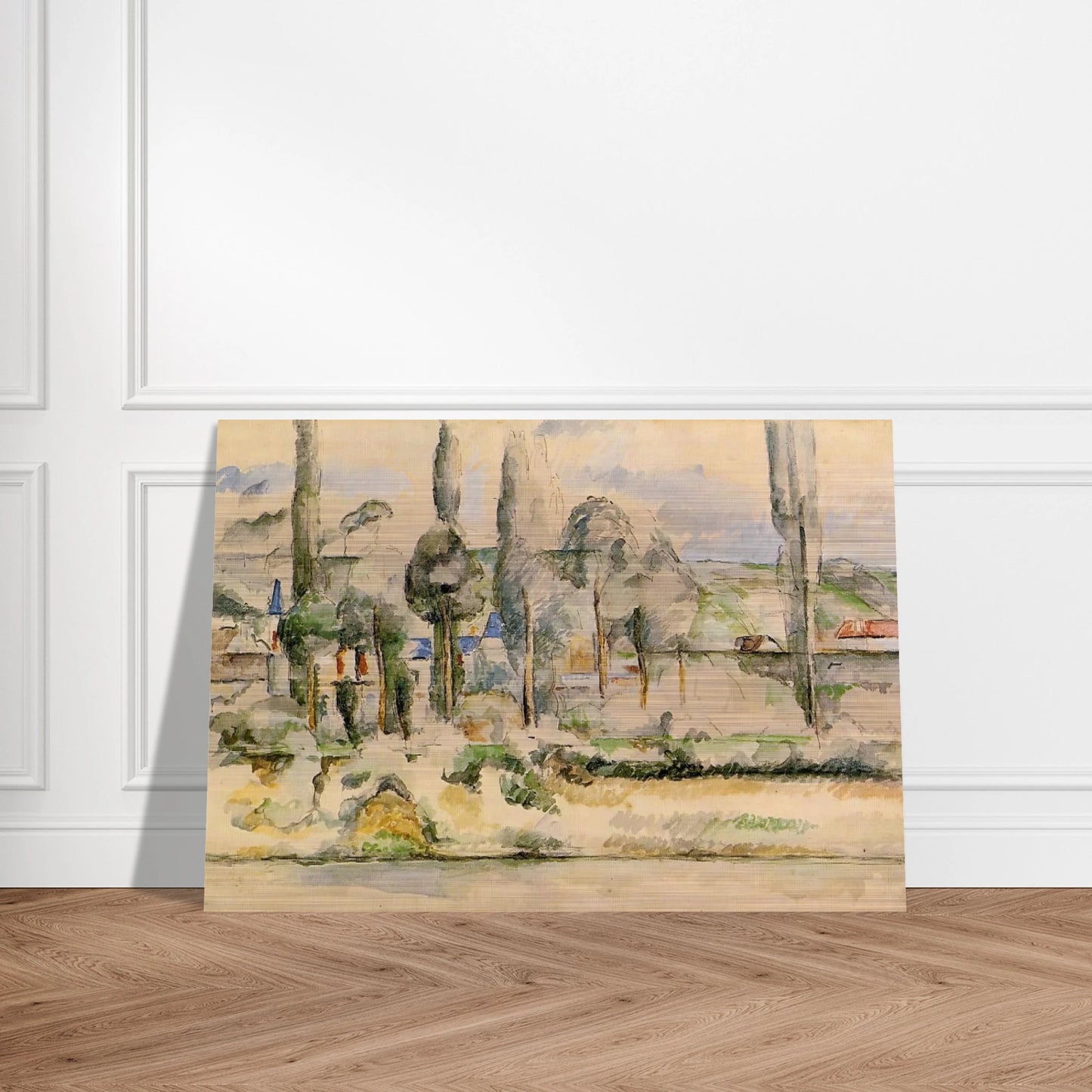 Chateau de Madan - Paul Cézanne Brushed Aluminum Print - 70x100 cm / 28x40 inches | Paul Cézanne Aluminum Print | Paul Cézanne Prints